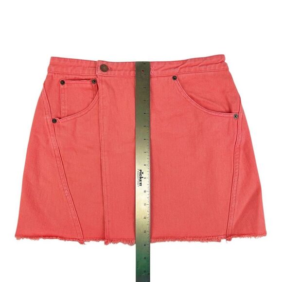 Urban Outfitters BDG Coral Pink Foldover Skirt Small - Picture 3 of 5